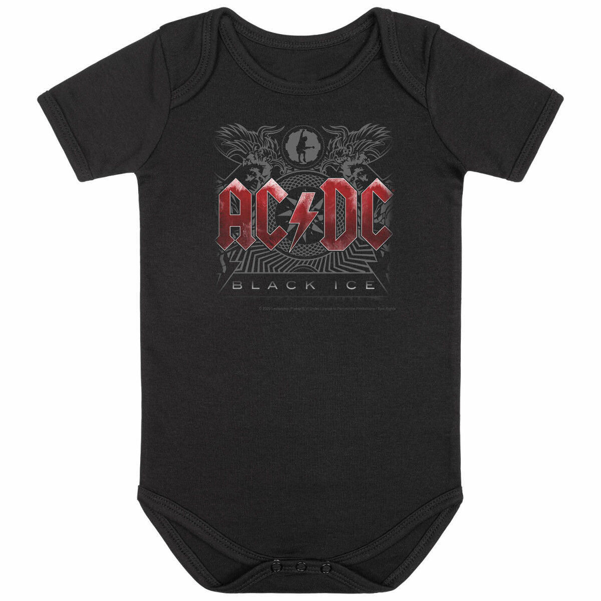 Dětské body dětské AC-DC - Black Ice - Metal-Kids - 430-30-8-999 56/62