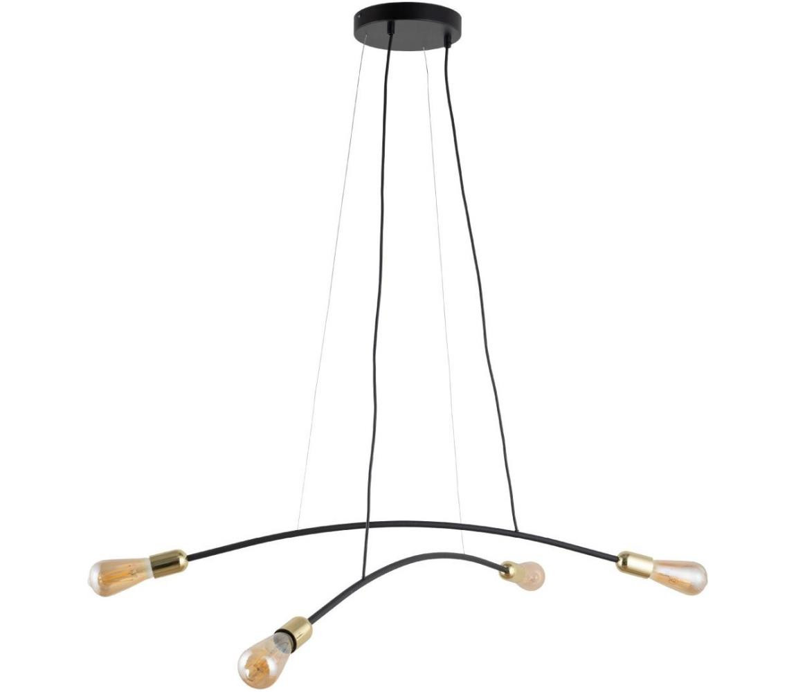 Lustr na lanku HELIX 4xE27/15W/230V