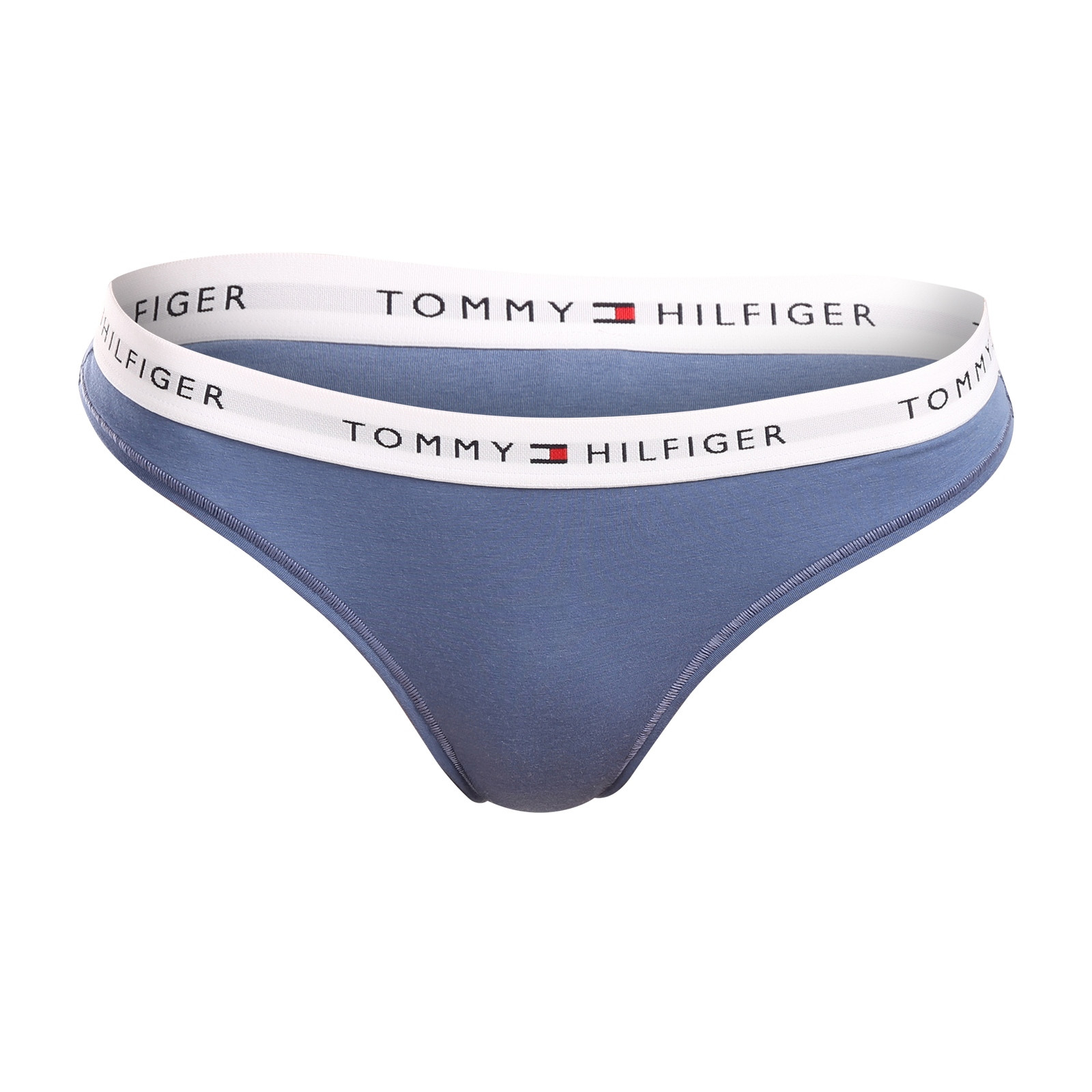 Dámská tanga Tommy Hilfiger modrá (UW0UW03835 C4Q) XS