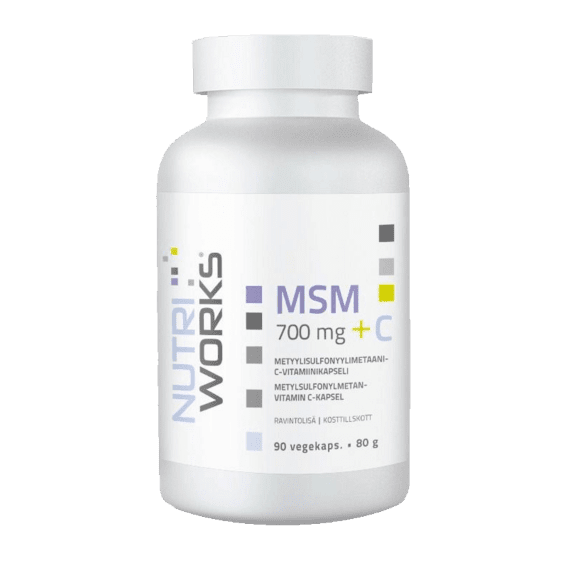 NutriWorks MSM 700mg + C