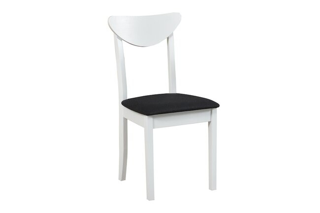 DREWMIX Židle z masivu HULL 3, bílá 100 43x87x42 bílá