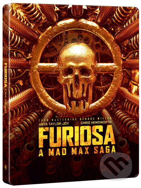 Furiosa: Sága Šíleného Maxe Ultra HD Blu-ray - steelbook - motiv Goldskull UltraHDBlu-ray