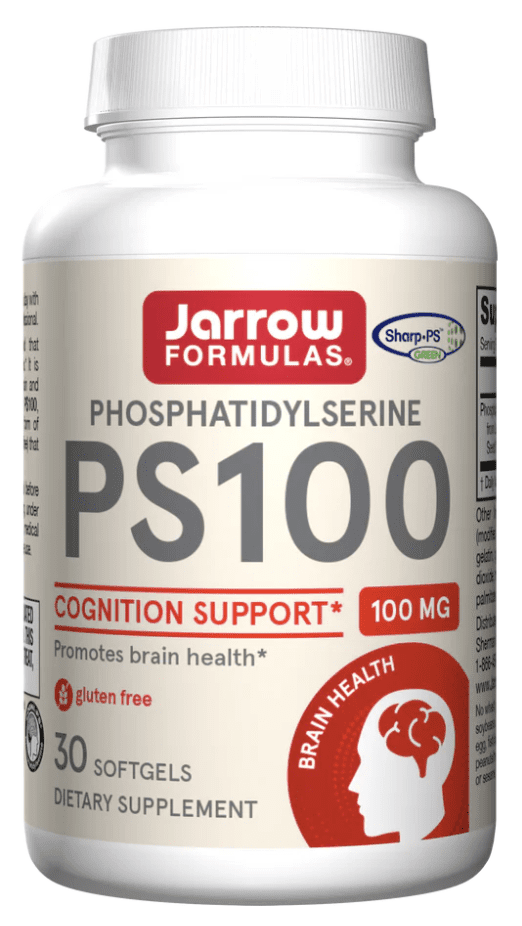 Jarrow Formulas PS 100, Fosfatidylserin 100 mg, zdraví mozku, 30 softgelových kapslí