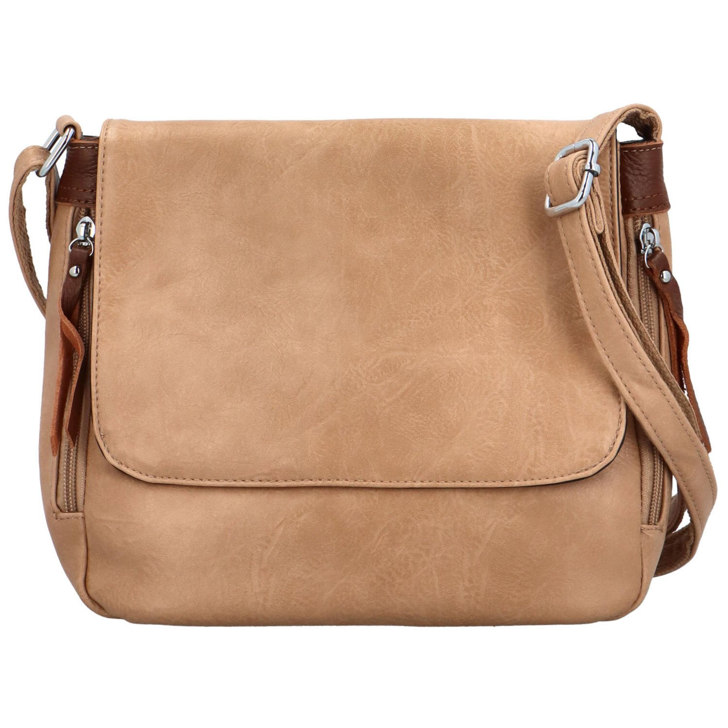 Dámská crossbody kabelka khaki - Firenze Ceryss Khaki