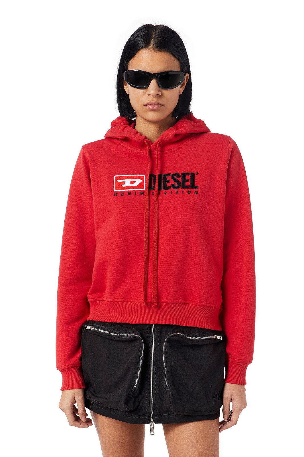 Diesel Sweatshirt - F-REGGY-HOOD-DIV SWEAT-SH red