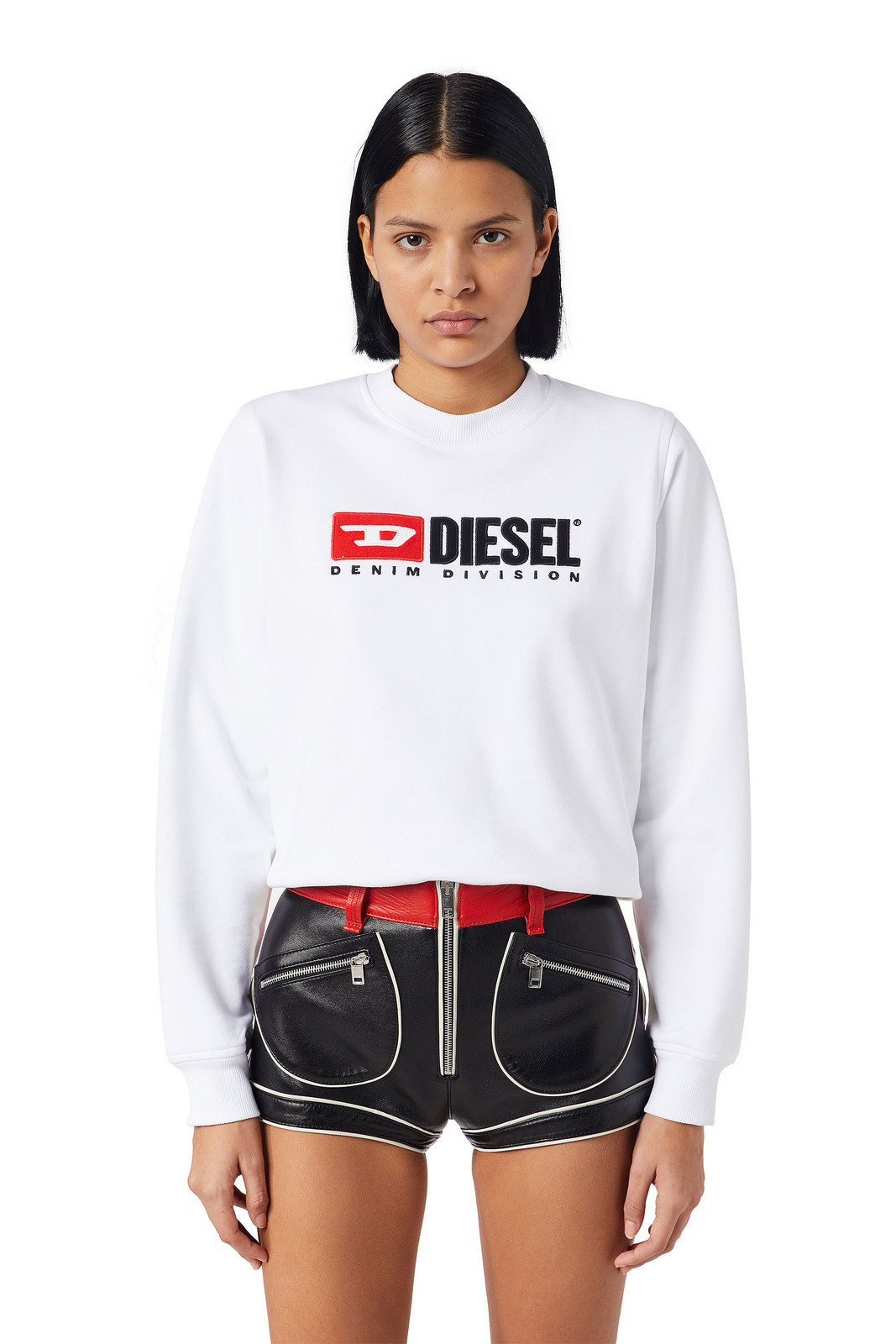 Diesel Sweatshirt - F-REGGY-DIV SWEAT-SHIRT white