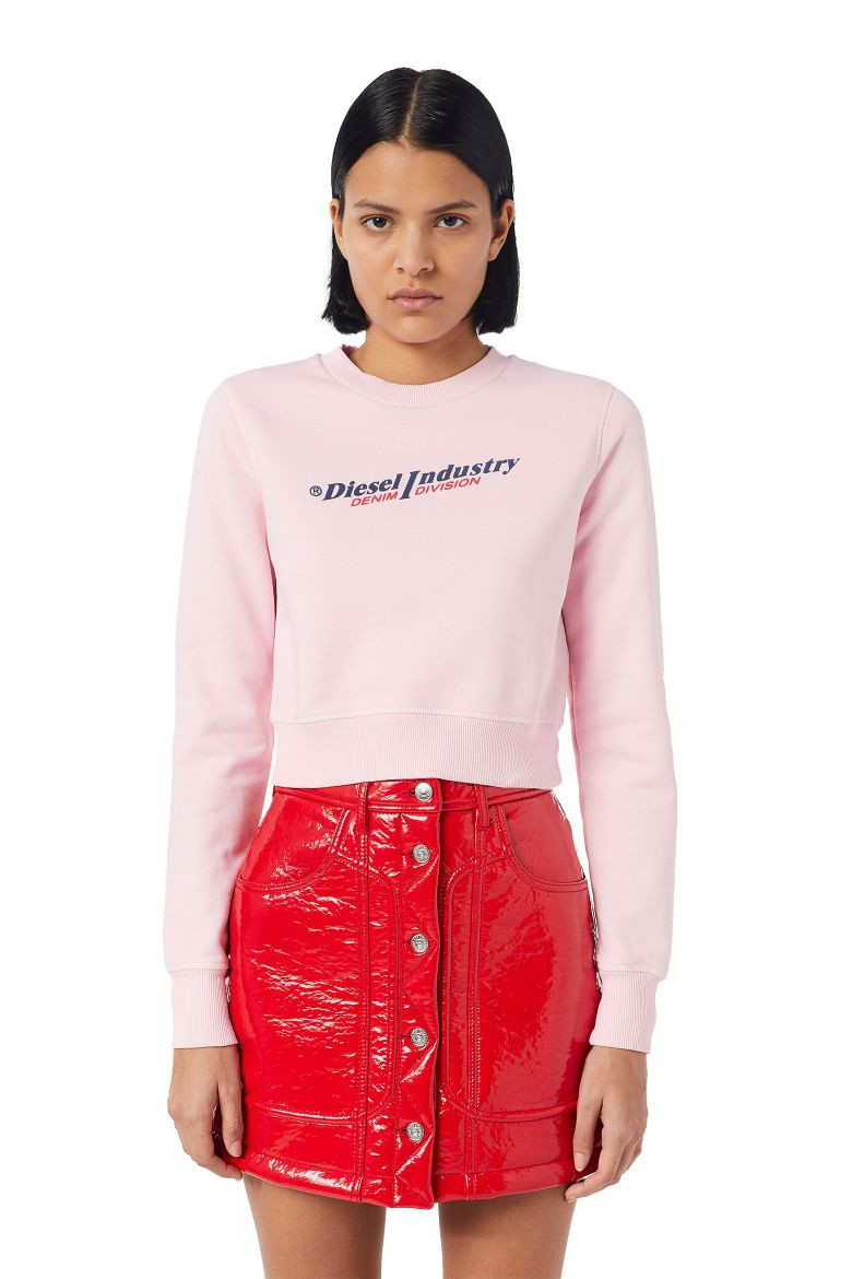 Diesel Sweatshirt -F-SLIMMY-IND SWEAT-SHIRT pink