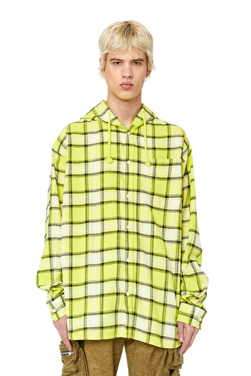 Diesel Shirt - S-DEWNY-HOOD SHIRT green