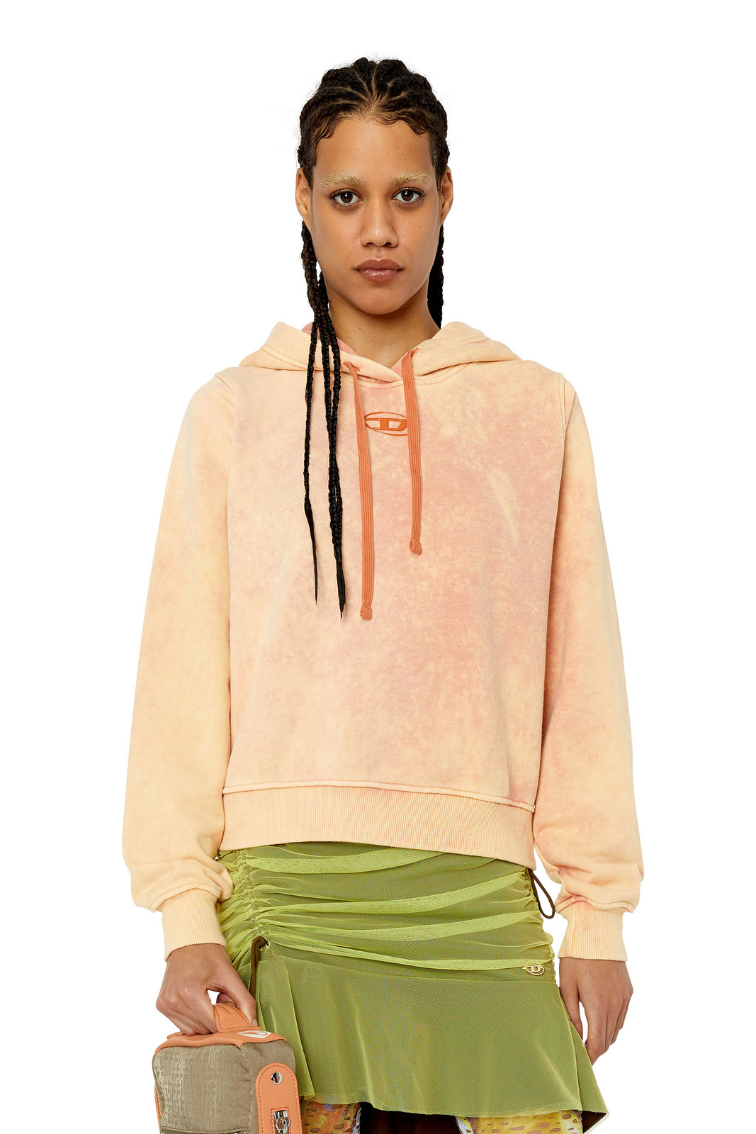 Diesel Sweatshirt - F-REGGY-HOOD-G2 SWEAT-SHIRT pink