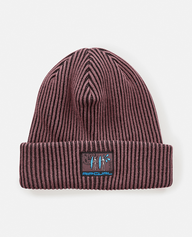Zimní čepice Rip Curl JOURNEYS TREKKER TALL BEANIE Black