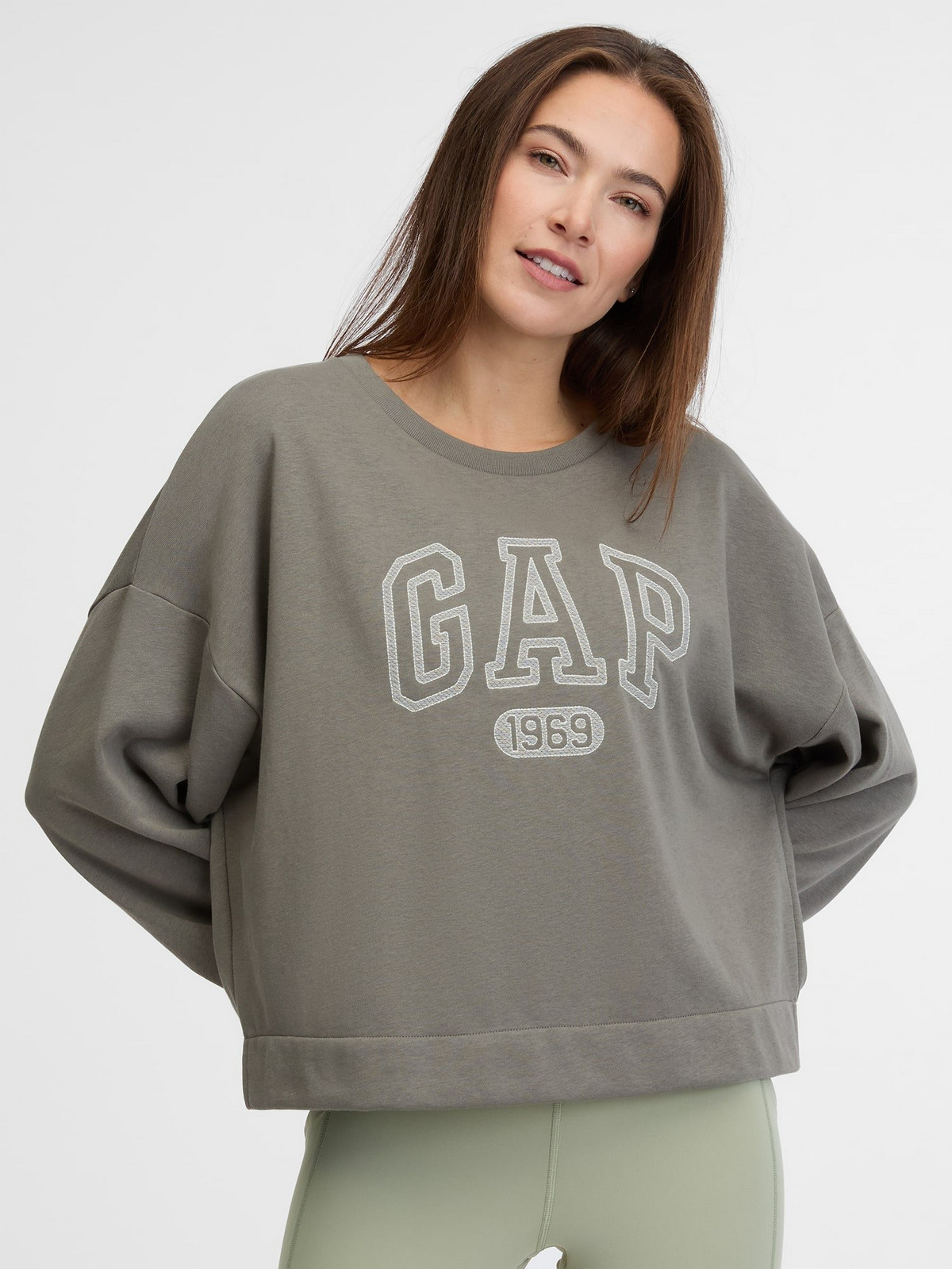 GAP Mikina s logem oversize - Dámské