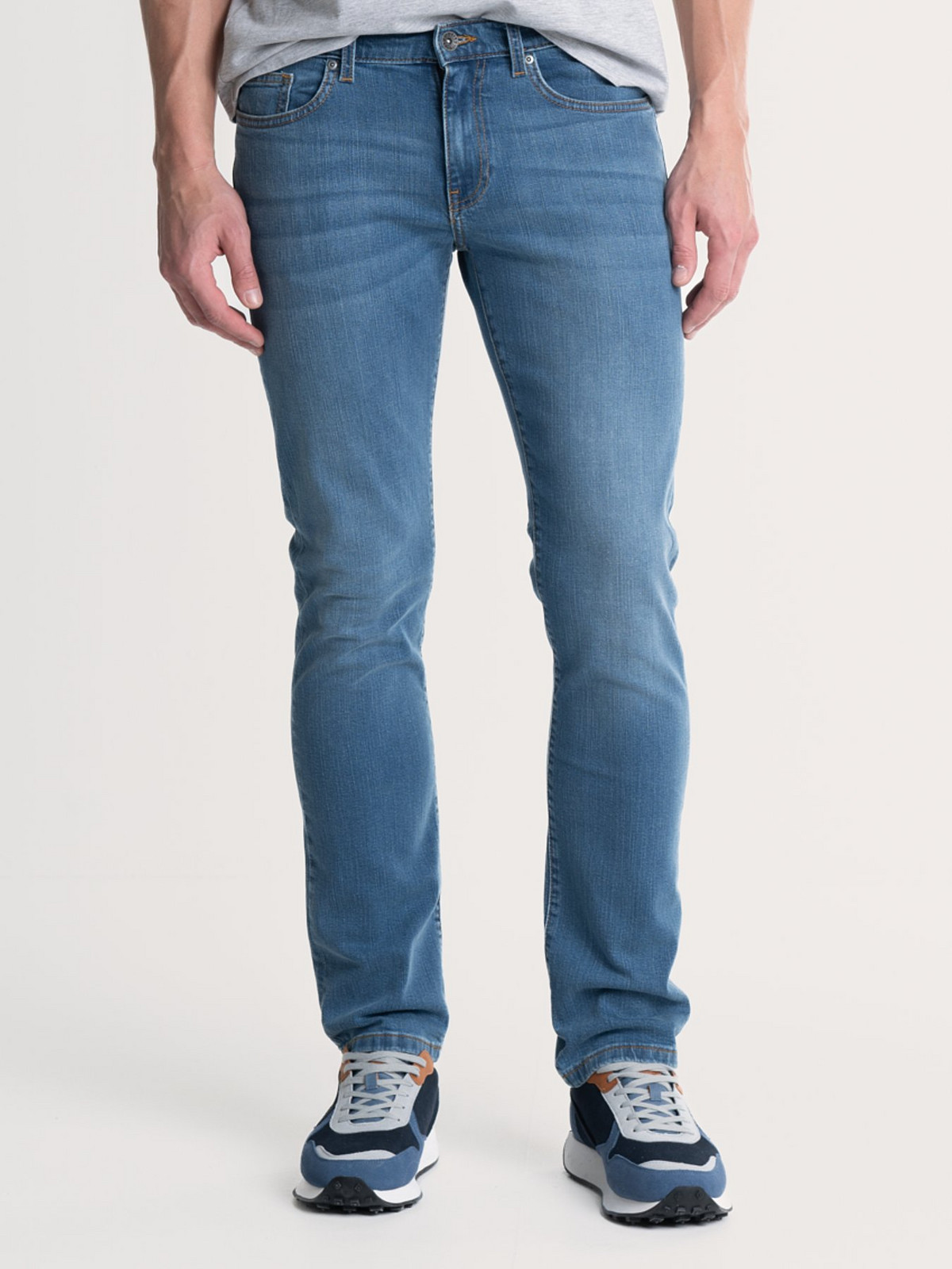 Big Star Man's Slim Trousers Denim 110263  Denim-367