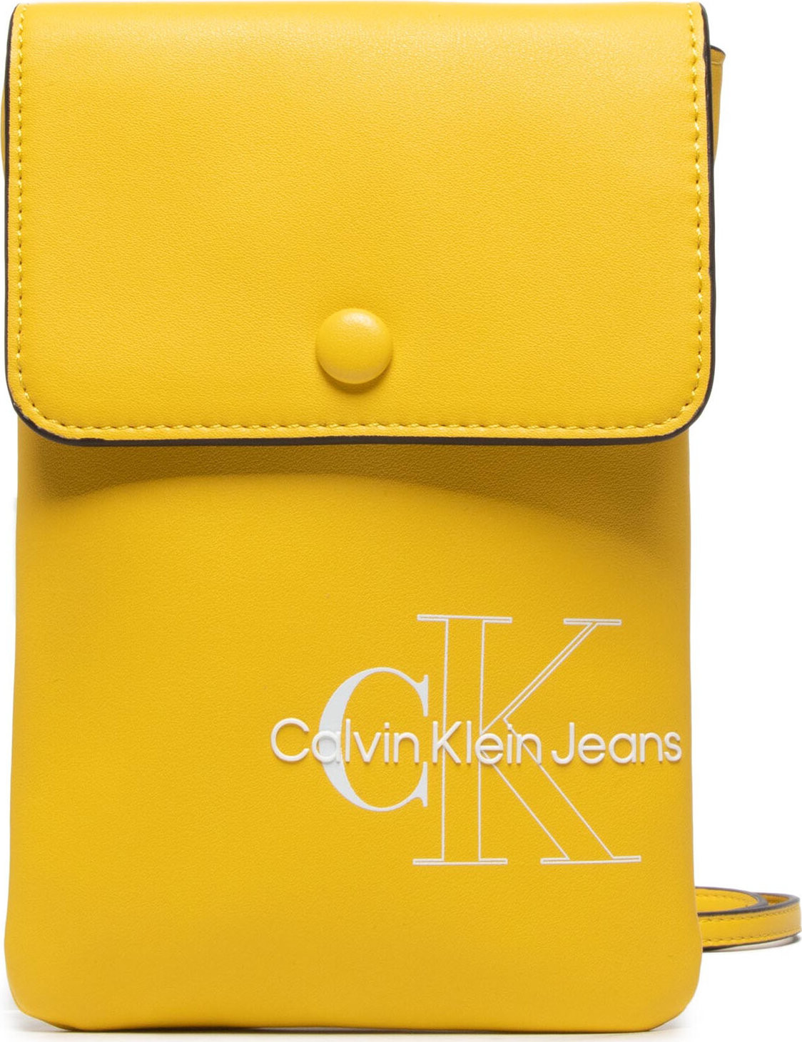 Taška na telefon Calvin Klein Jeans Sculpted Phone Xbody Two Tone K60K609350 Žlutá