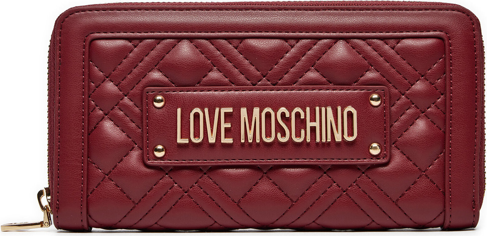 Velká dámská peněženka LOVE MOSCHINO JC5600PP1LLA0552 Bordó