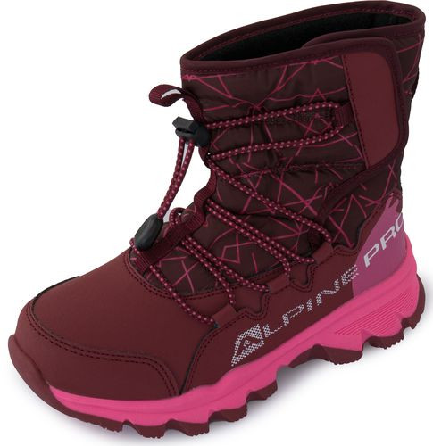 ALPINE PRO Dětské obuv zimní EDARO pink glo 33, Růžová