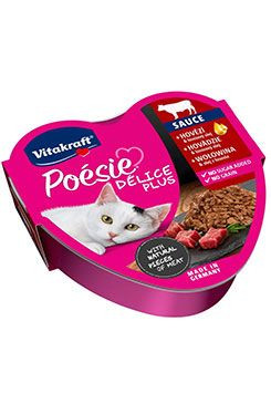 Vitakraft Cat Poésie Déli Plus sauce vanička hovězí 85g