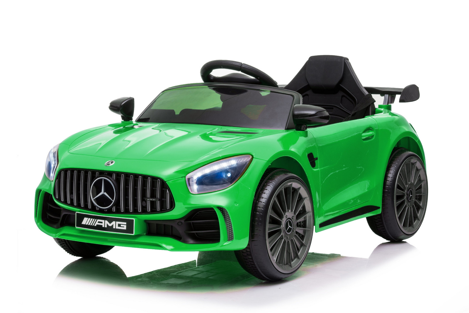 mamido Dětské elektrické autíčko Mercedes AMG GT R Pro zelené NOVÉ-VYSTAVENÝ KUS