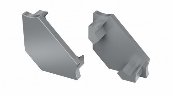 LEDLabs Koncovka ALU pro LED profil LUMINES C stříbrná