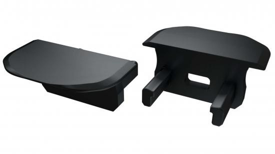 LEDLabs ALU záslepka pro LED LUMINES B profil černá s kulatým otvorem