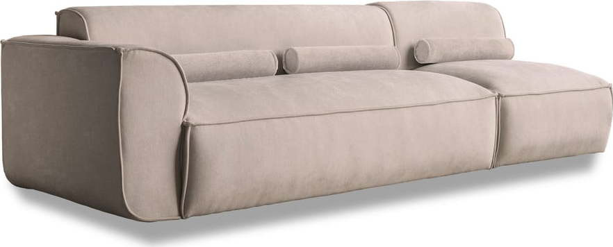 Béžová lenoška (levý roh) Flex Felix – Miuform