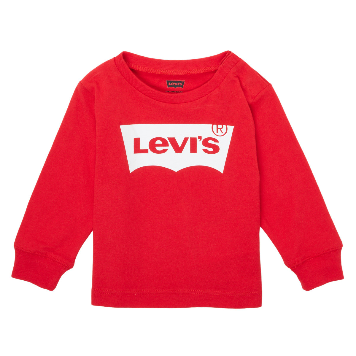 Levis  L/S BATWING TEE  Červená