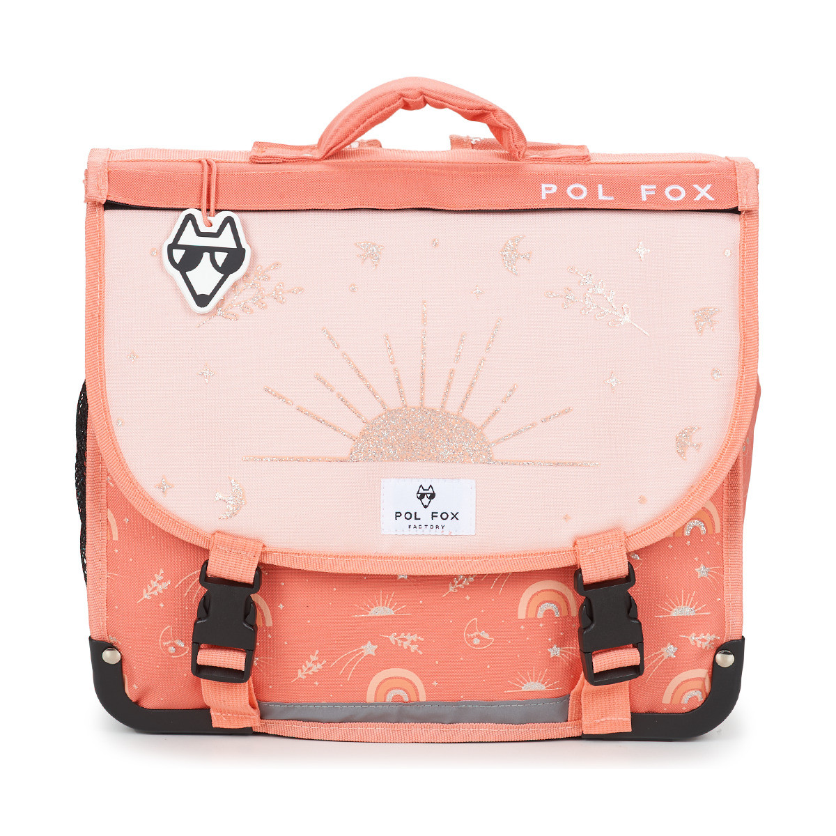 Pol Fox  CARTABLE MOONLIGHT 35 CM  Růžová