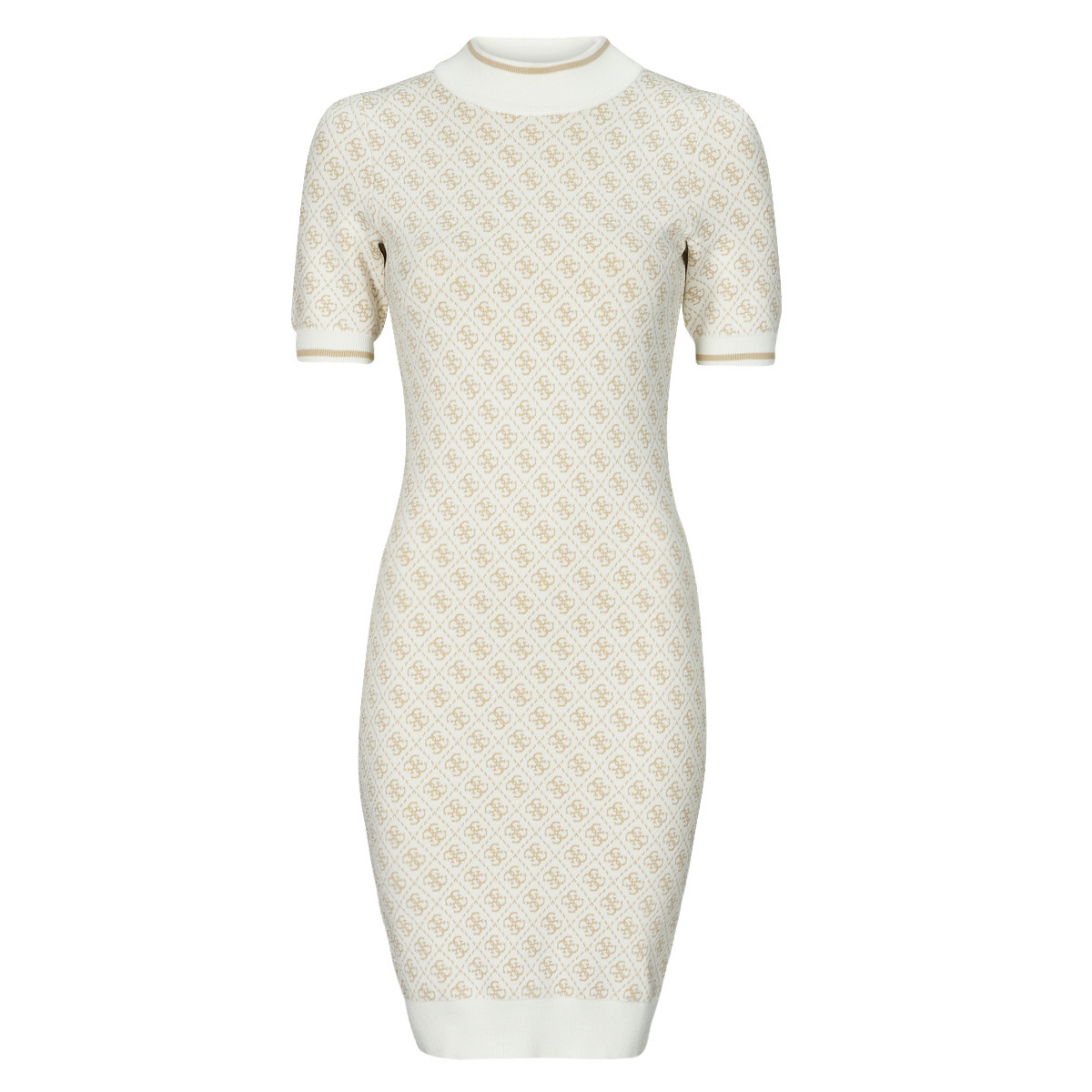 Guess  SS LISE 4G LOGO SWTER  Béžová