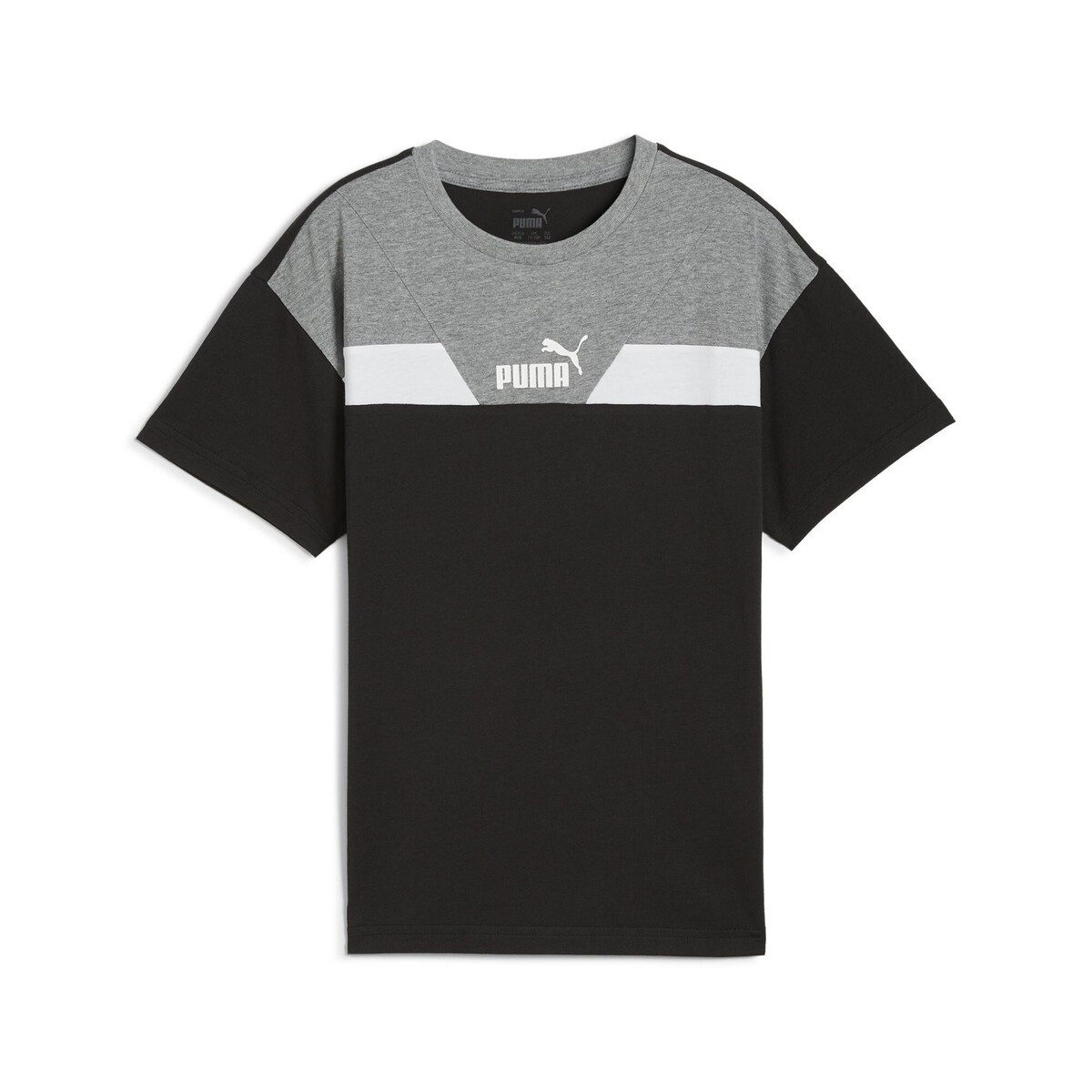 Puma  POWER COLORBLOCK TEE  Černá