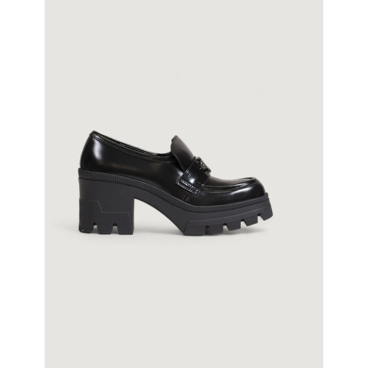 Calvin Klein Jeans  CHUNKY HEELED LOAFER YW0YW01494  Černá