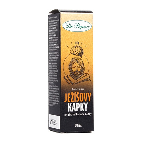 Ježíšovy kapky, originální bylinné kapky, 50 ml Dr. Popov