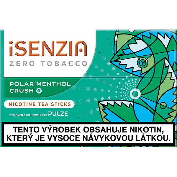 Bylinná náplň iiSenzia Polar Menthol Crush Q karton