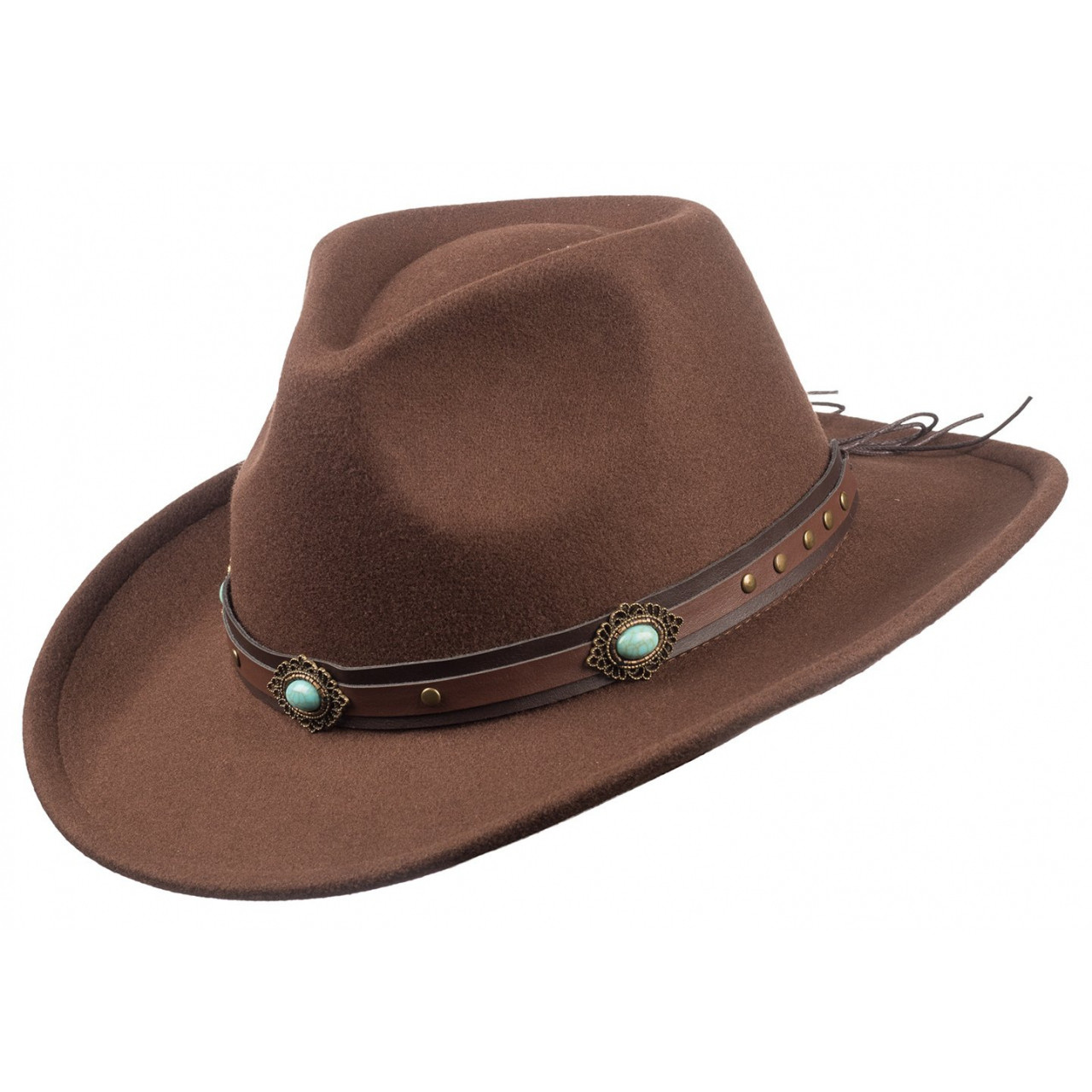 Klobouk australský Scippis Rockwell - hnědý, S/M