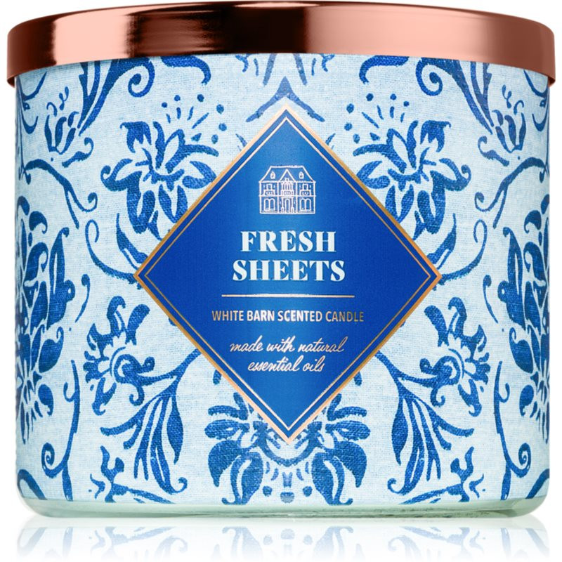 Bath & Body Works Fresh Sheets vonná svíčka 411 g