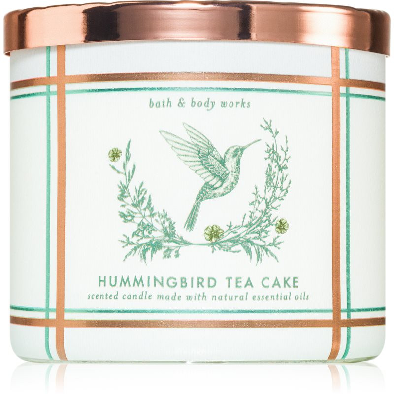 Bath & Body Works Hummingbird Tea Cake vonná svíčka 411 g