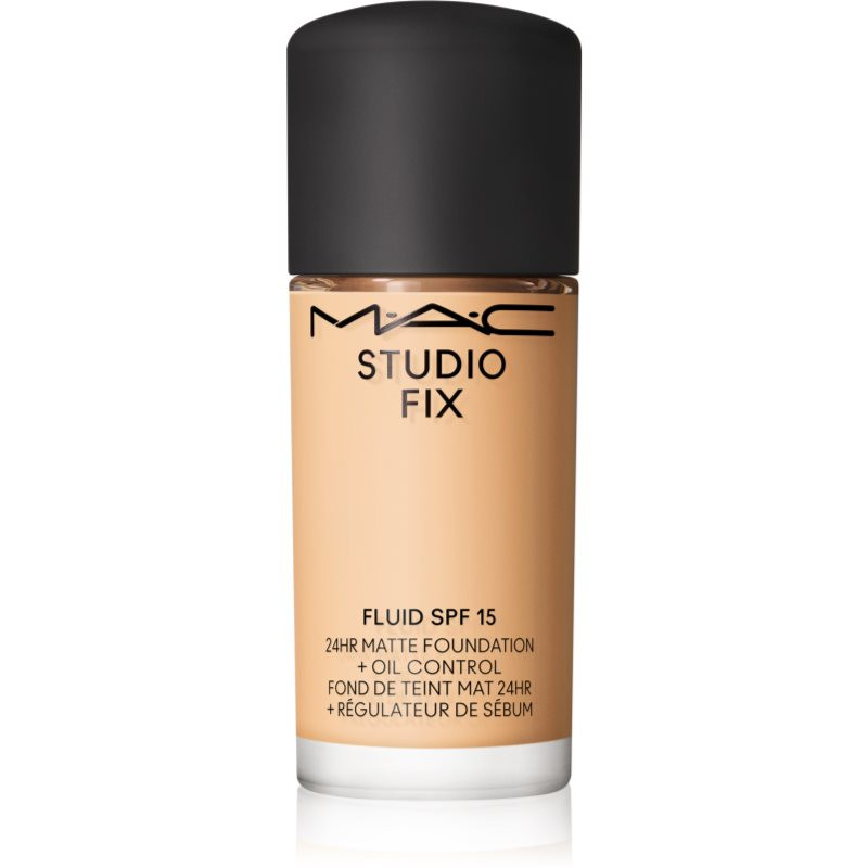 MAC Cosmetics Studio Fix Fluid SPF 15 24HR Matte Foundation + Oil Control Mini matující make-up SPF 15 odstín NC15 15 ml