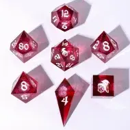 HYMGHO Sharp Edge Liquid Core RPG Dice Set - Shadowfae Euphoria