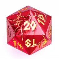 HYMGHO Barbarian 35mm Metal D20 Spin Down - Red