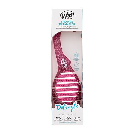 Wet Brush Shower Detangler kartáč na vlasy do sprchy odstín pink glitter pro ženy