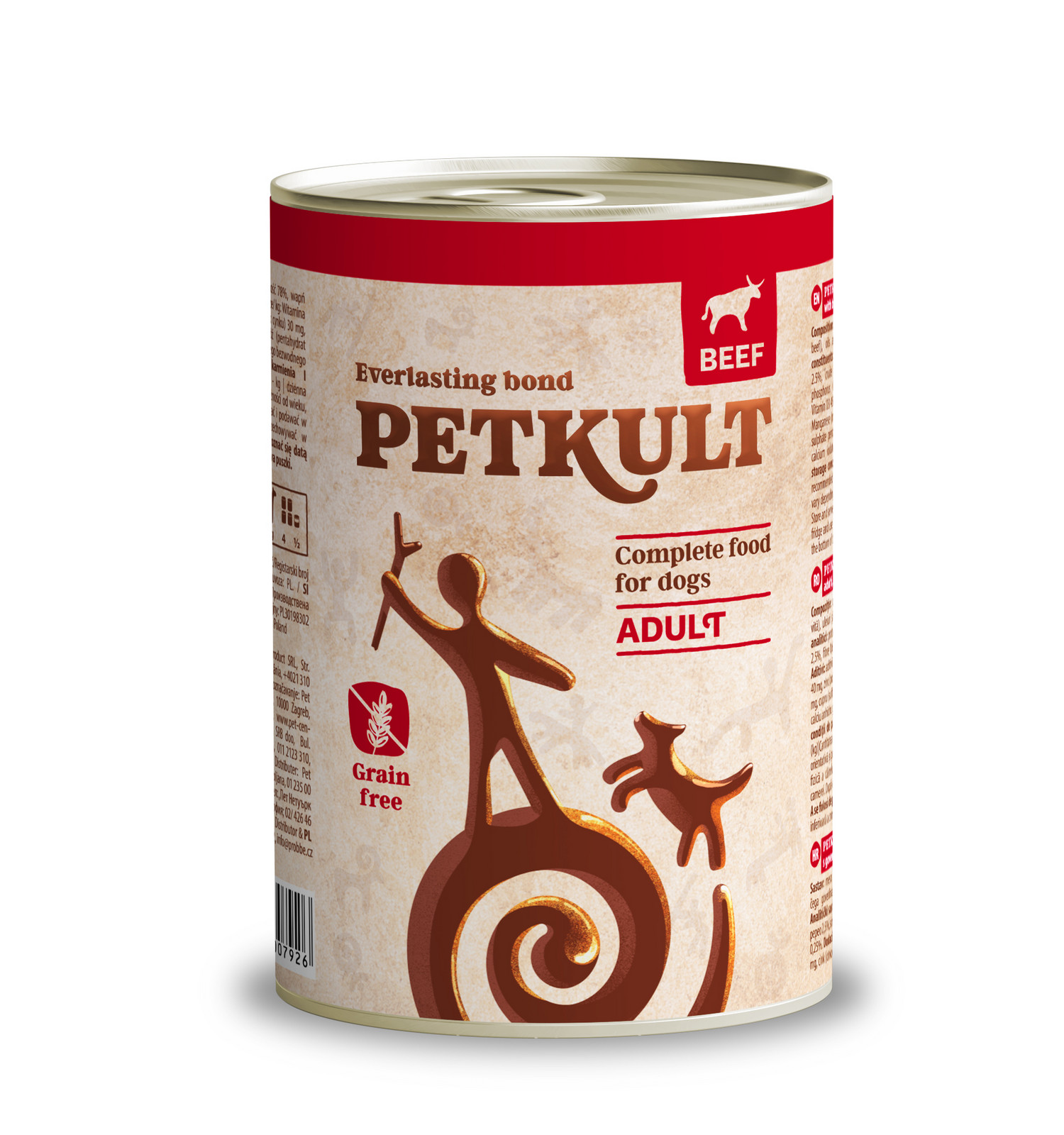 Petkult   dog konz. ADULT 400g - Kachna