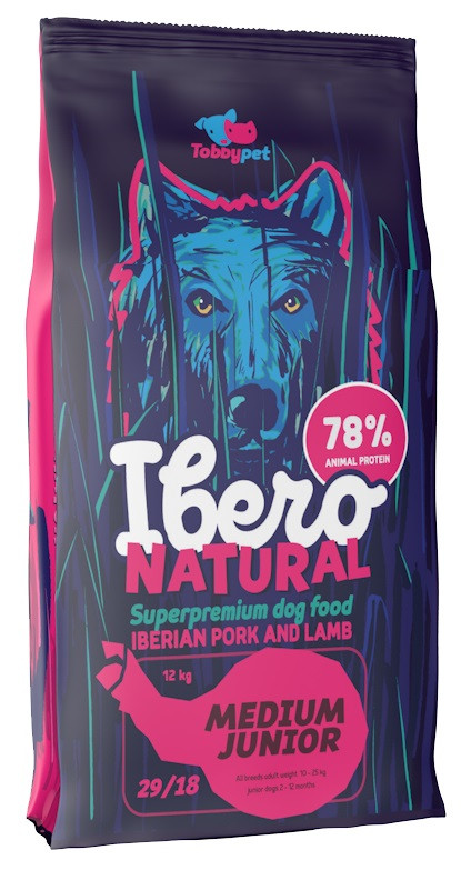 Ibero Natural dog MEDIUM JUNIOR - 12kg