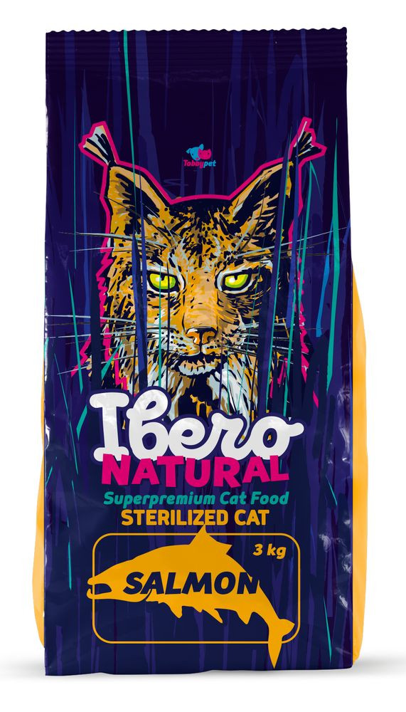 Ibero NATURAL cat STERILIZED - 2x3kg