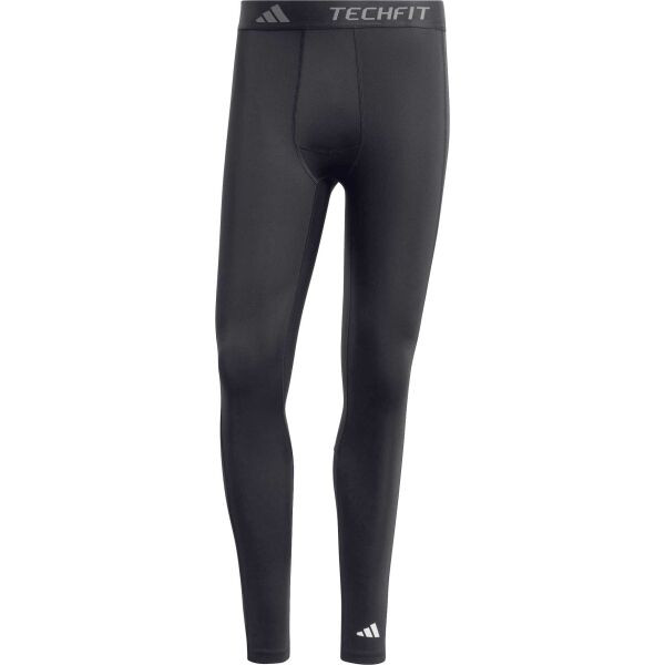adidas TECHFIT COMPRESSION TRAINING LONG LEGGINGS Pánské sportovní legíny, tmavě šedá, velikost