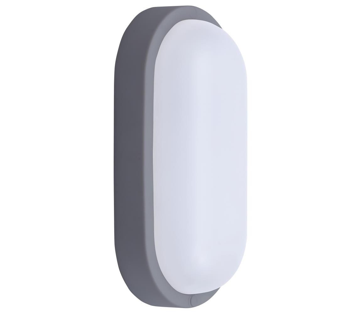 WO744-G- LED Venkovní nást. svítidlo LED/13W/230V 4000K IP54 šedá oválný