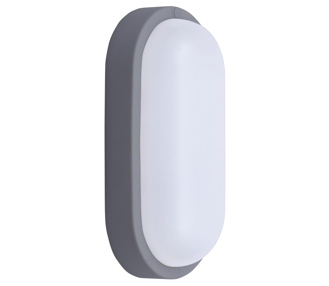 WO749-G- LED Venkovní nást. svítidlo LED/20W/230V 4000K IP54 šedá oválný