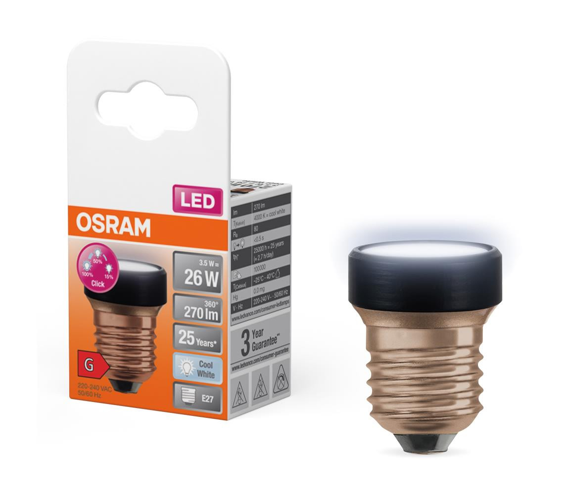 Osram LED Stmívatelná žárovka E27/3,5W/230V 4000K - Osram