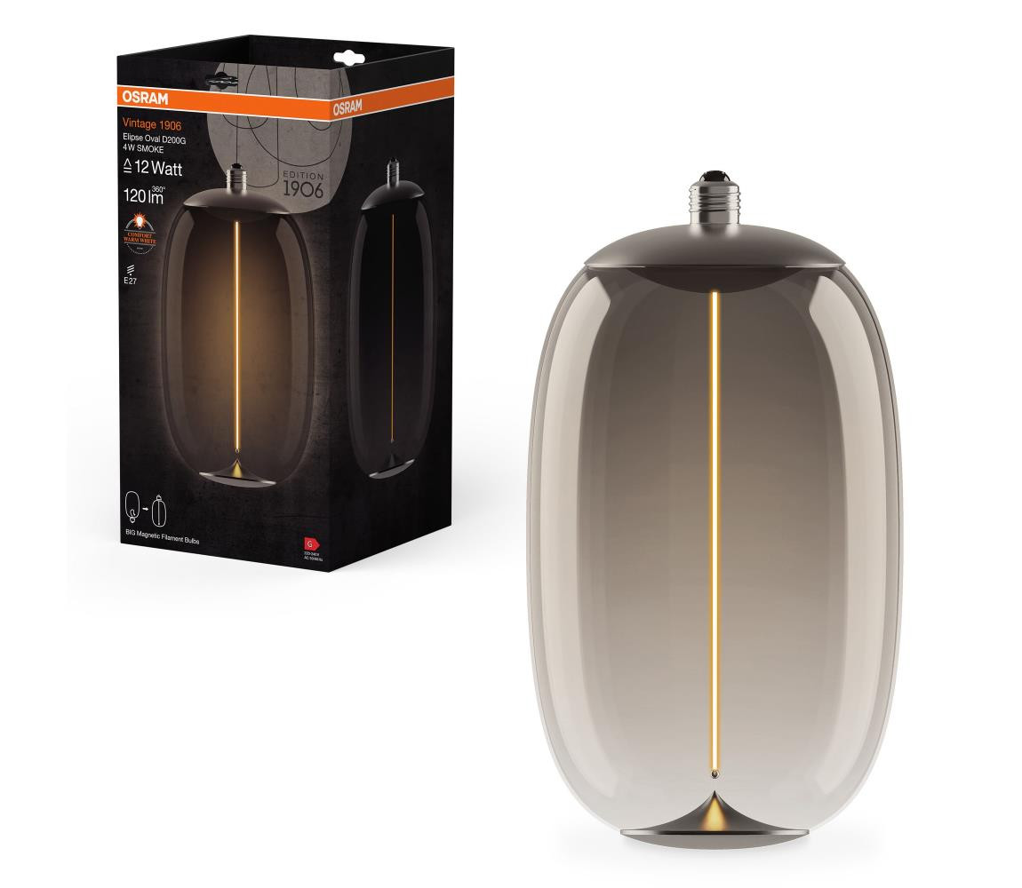 Osram LED Žárovka VINTAGE FILAMENT E27/4W/230V 2700K kouřová - Osram