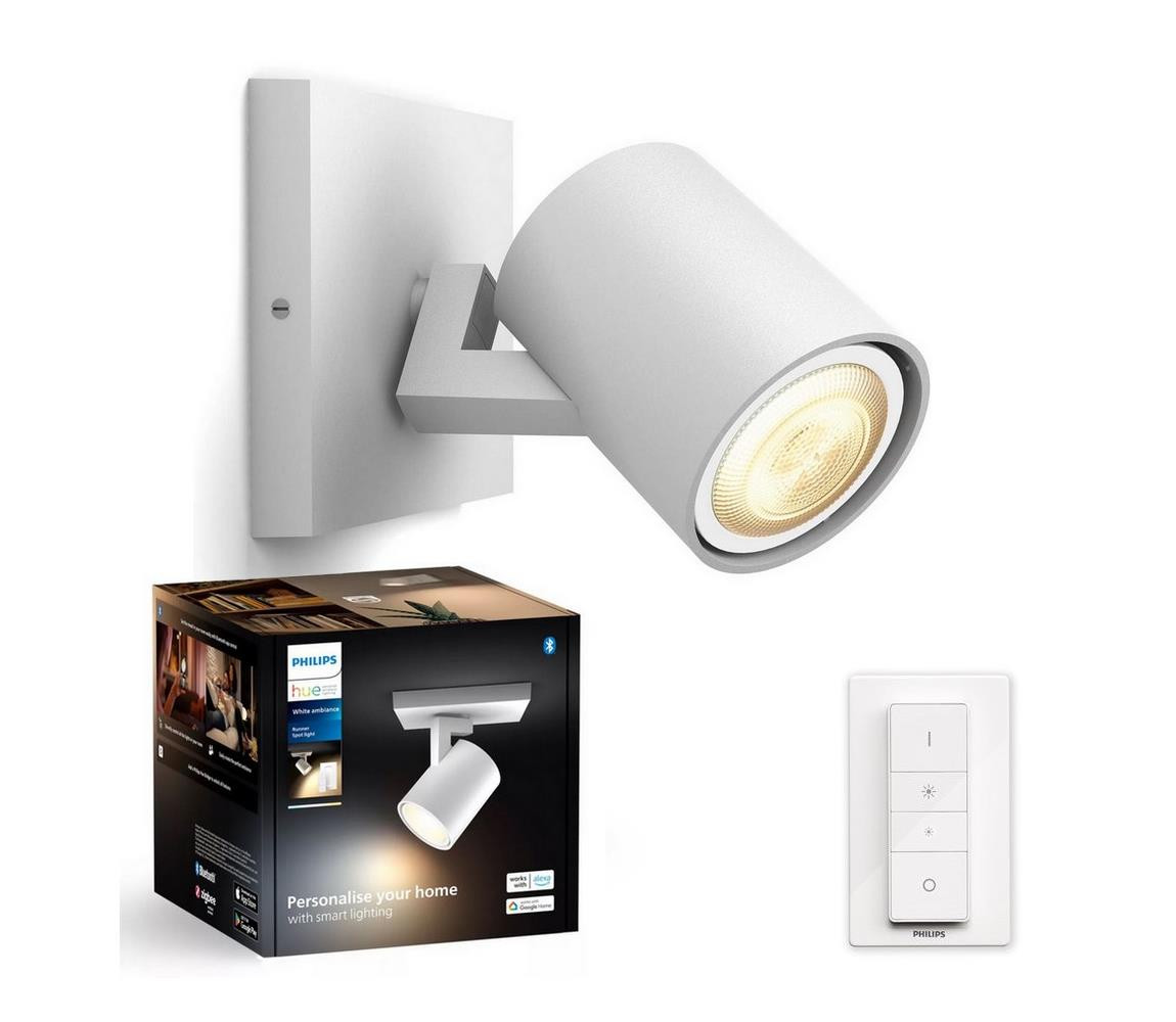 Philips Philips - LED Stmívatelné bodové svítidlo Hue RUNNER 1xGU10/4,2W/230V + DO bílá