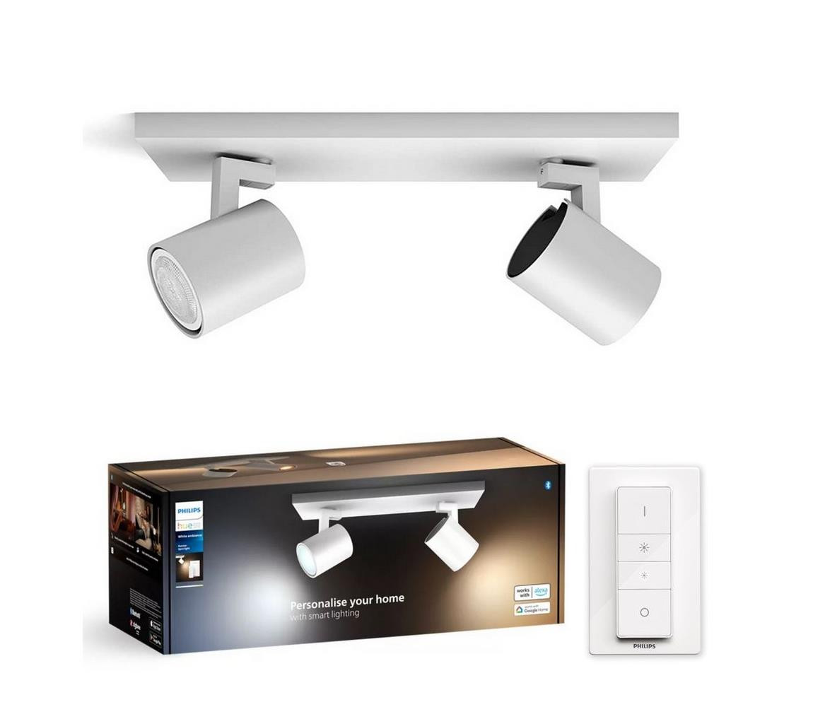 Philips Philips - LED Stmívatelné bodové svítidlo Hue RUNNER 2xGU10/4,2W/230V + DO bílá