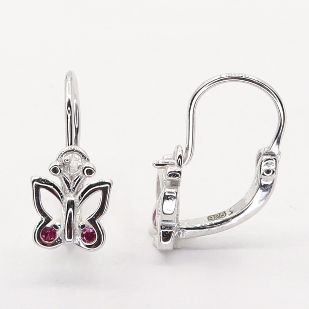 Stříbrné náušnice 109218