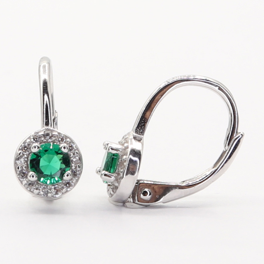 Stříbrné náušnice 109302